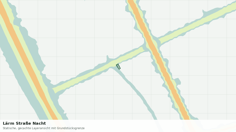 Statische Kartenansicht: Lärm Straße Nacht