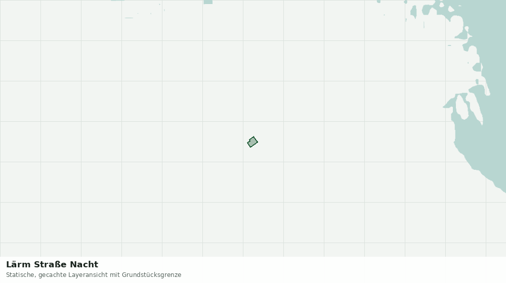 Statische Kartenansicht: Lärm Straße Nacht