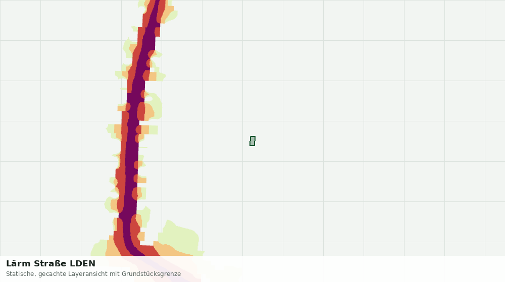 Statische Kartenansicht: Lärm Straße LDEN