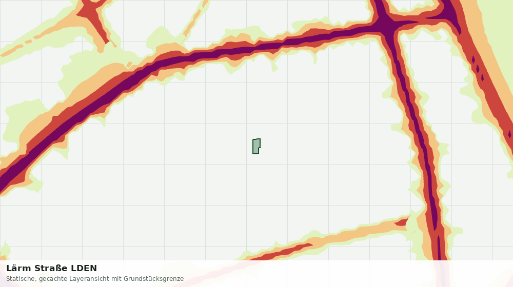 Statische Kartenansicht: Lärm Straße LDEN