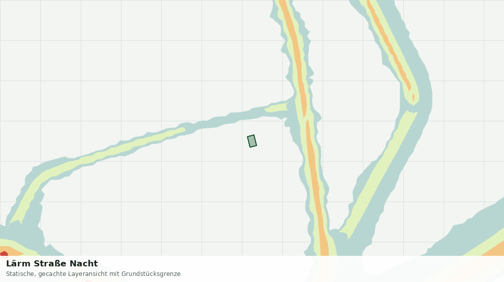 Statische Kartenansicht: Lärm Straße Nacht
