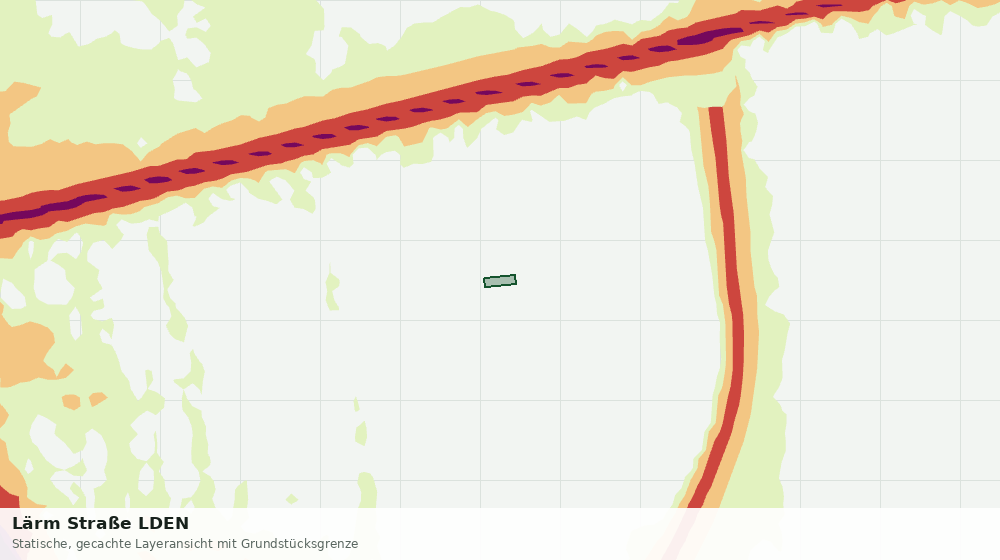 Statische Kartenansicht: Lärm Straße LDEN