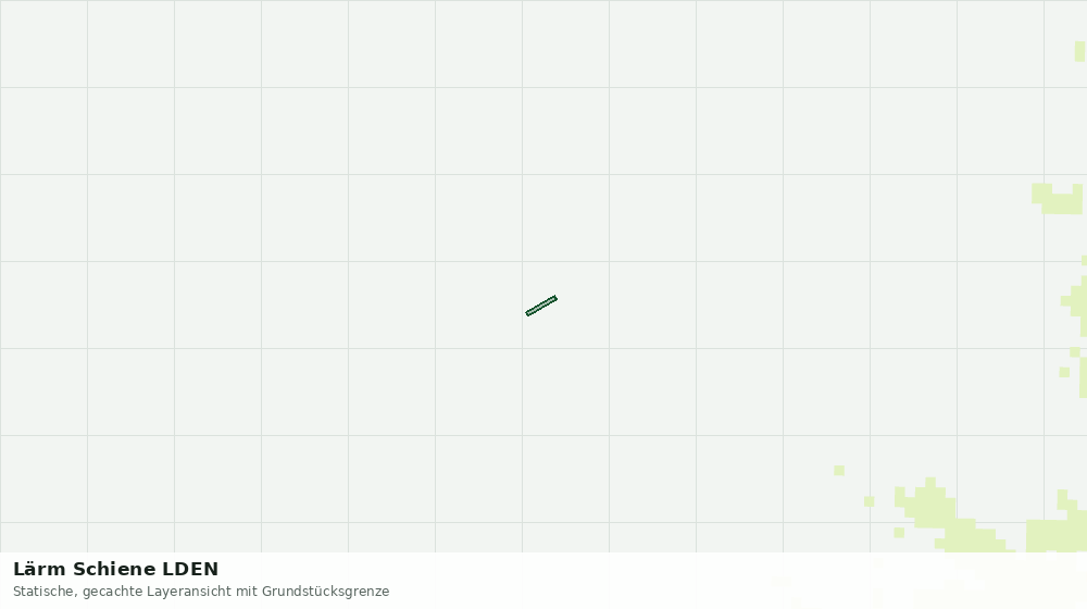 Statische Kartenansicht: Lärm Schiene LDEN