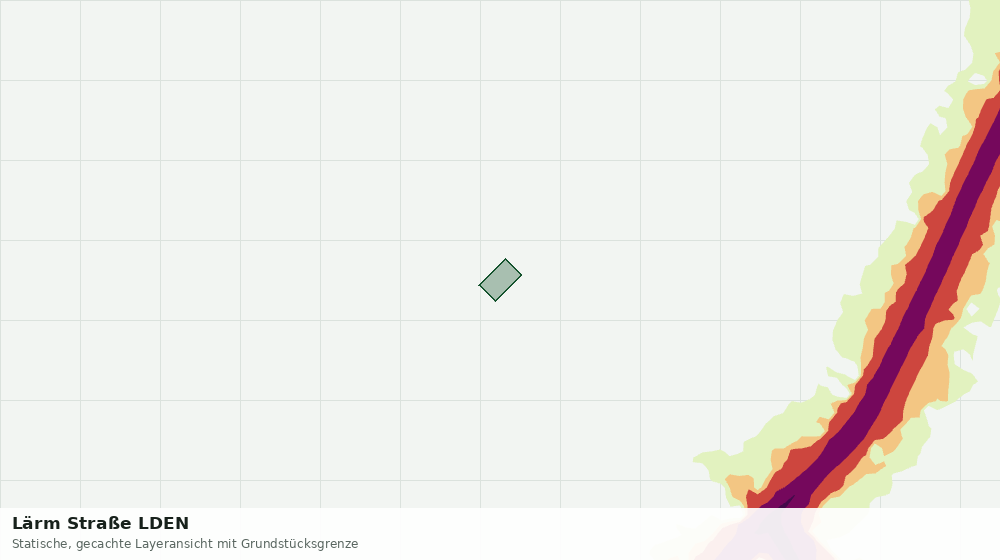 Statische Kartenansicht: Lärm Straße LDEN