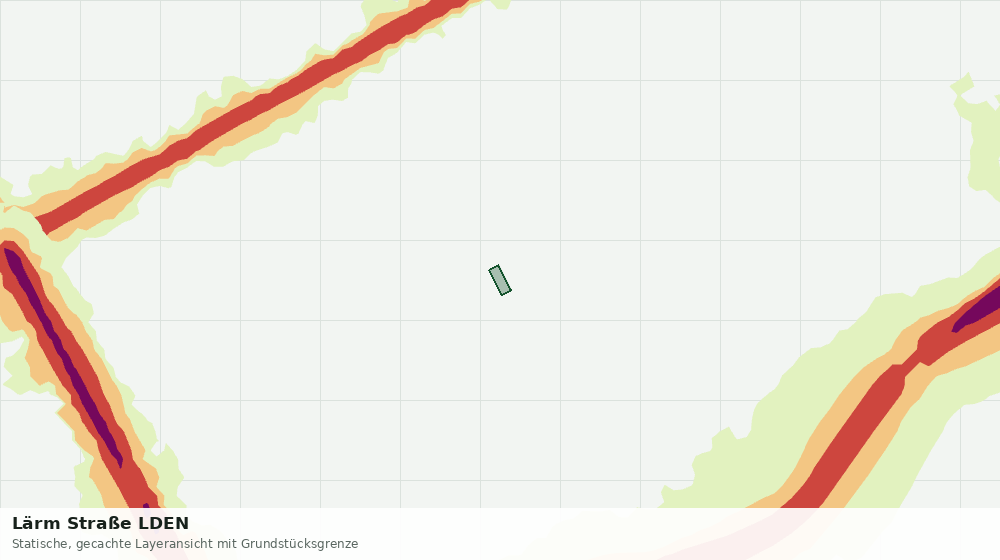 Statische Kartenansicht: Lärm Straße LDEN