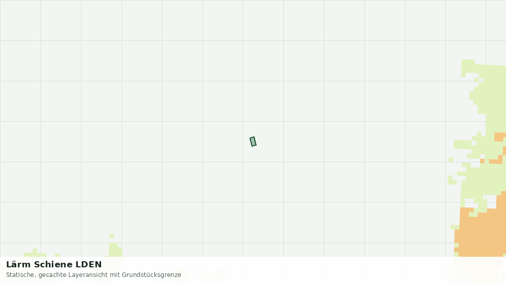 Statische Kartenansicht: Lärm Schiene LDEN