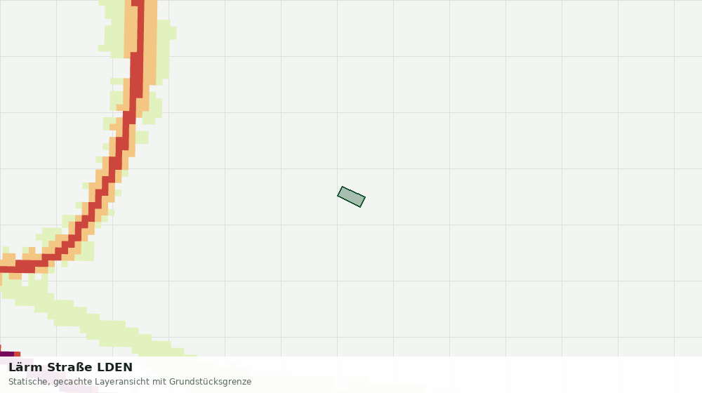 Statische Kartenansicht: Lärm Straße LDEN