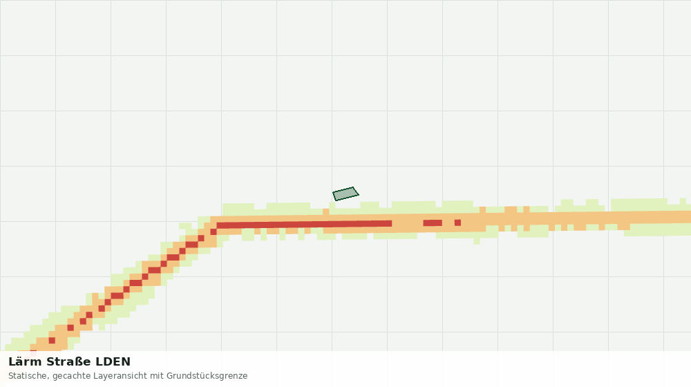 Statische Kartenansicht: Lärm Straße LDEN