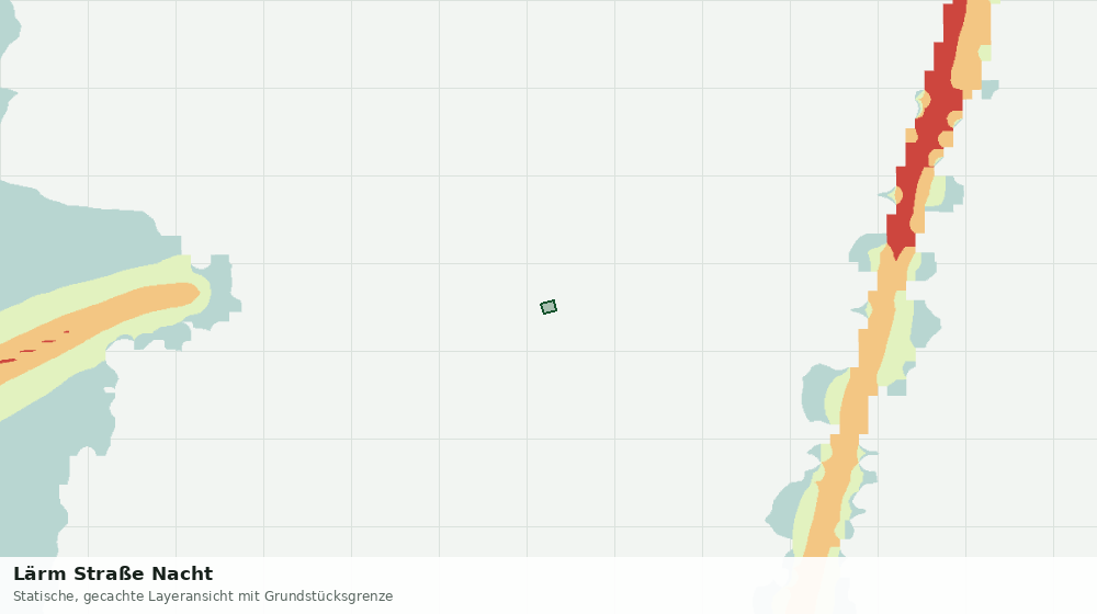 Statische Kartenansicht: Lärm Straße Nacht