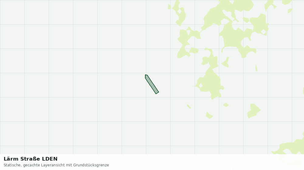 Statische Kartenansicht: Lärm Straße LDEN