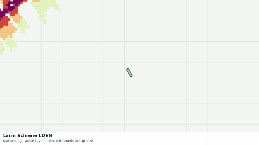 Statische Kartenansicht: Lärm Schiene LDEN