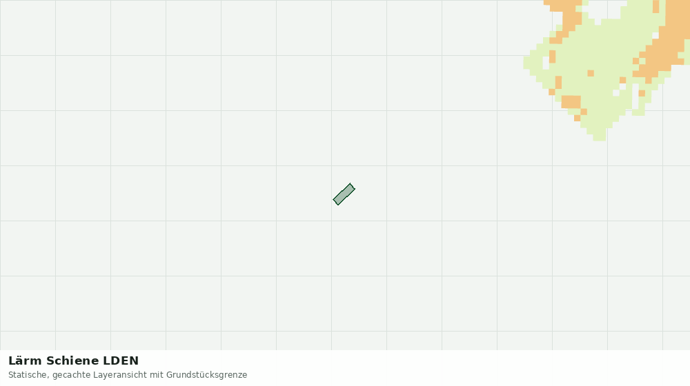 Statische Kartenansicht: Lärm Schiene LDEN