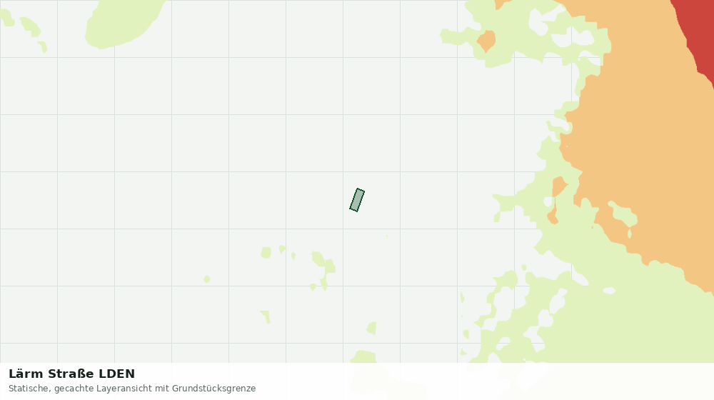 Statische Kartenansicht: Lärm Straße LDEN
