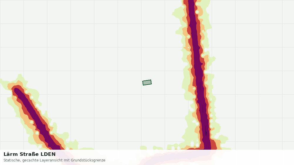 Statische Kartenansicht: Lärm Straße LDEN