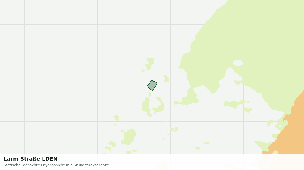 Statische Kartenansicht: Lärm Straße LDEN