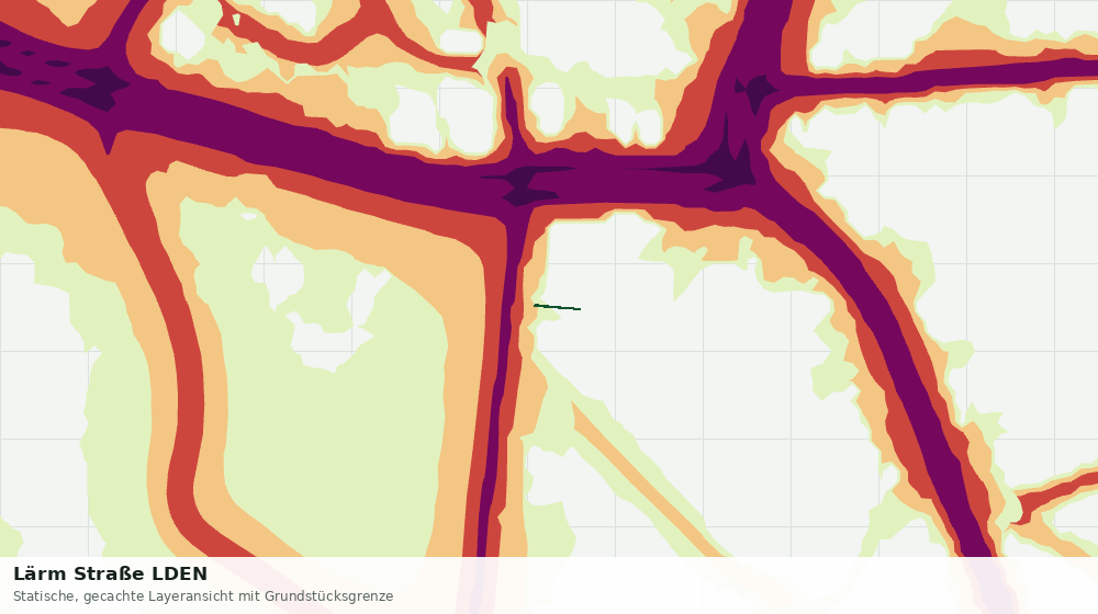 Statische Kartenansicht: Lärm Straße LDEN
