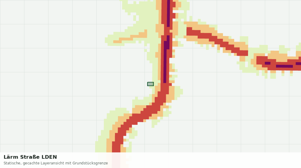 Statische Kartenansicht: Lärm Straße LDEN