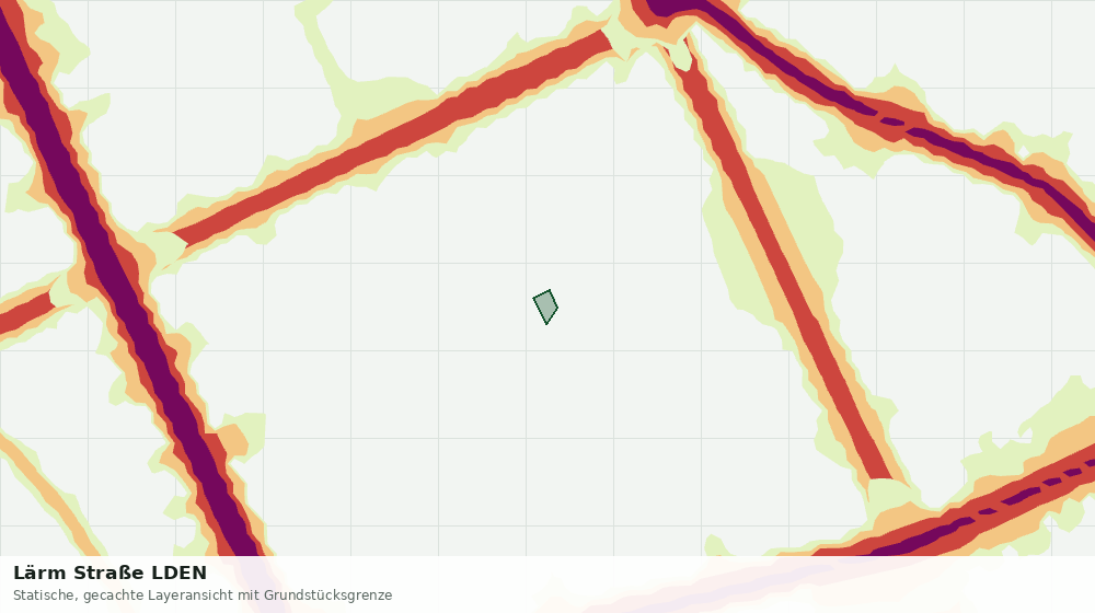 Statische Kartenansicht: Lärm Straße LDEN