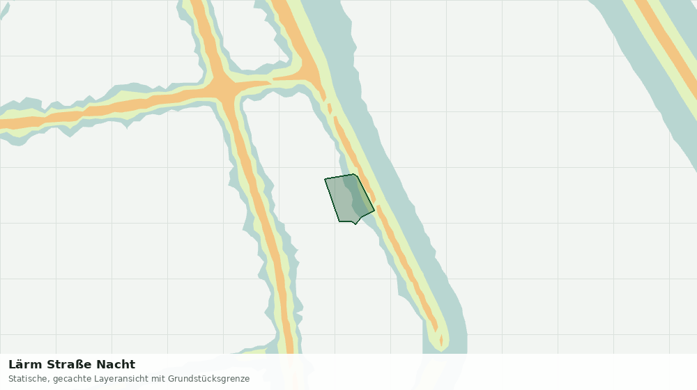 Statische Kartenansicht: Lärm Straße Nacht
