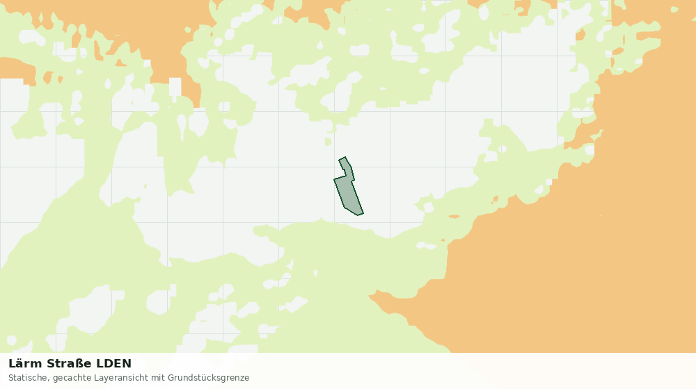Statische Kartenansicht: Lärm Straße LDEN