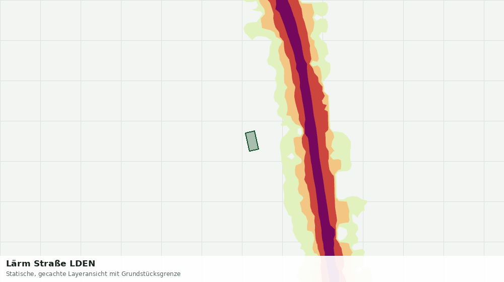 Statische Kartenansicht: Lärm Straße LDEN