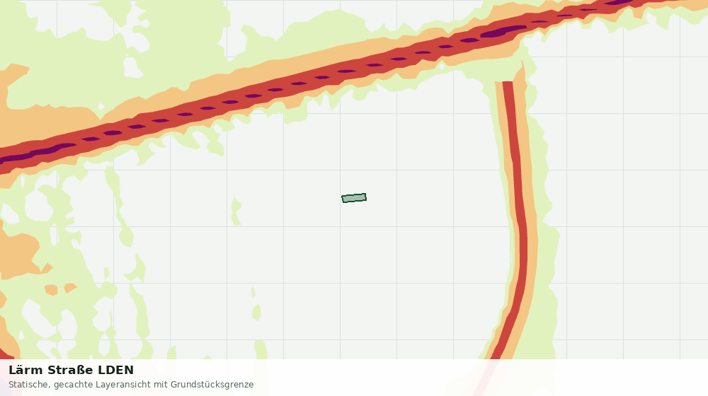 Statische Kartenansicht: Lärm Straße LDEN