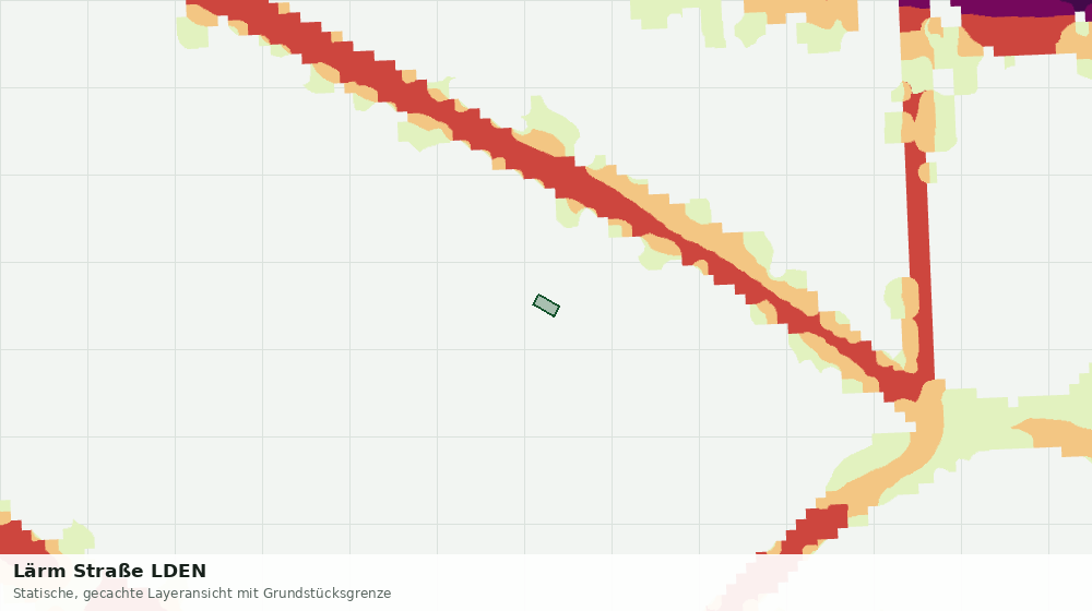 Statische Kartenansicht: Lärm Straße LDEN
