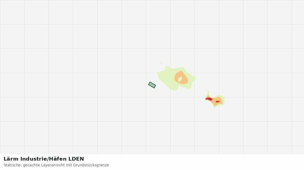 Statische Kartenansicht: Lärm Industrie/Häfen LDEN
