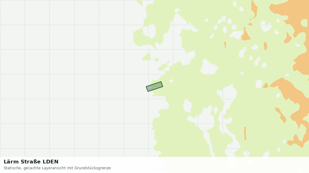 Statische Kartenansicht: Lärm Straße LDEN