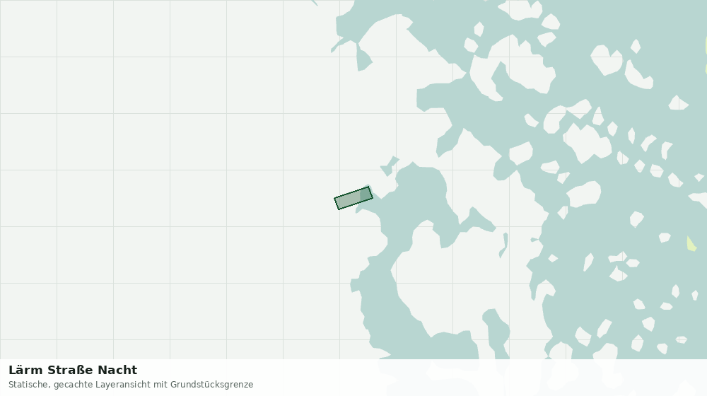 Statische Kartenansicht: Lärm Straße Nacht