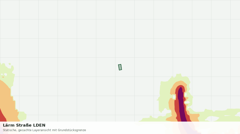 Statische Kartenansicht: Lärm Straße LDEN