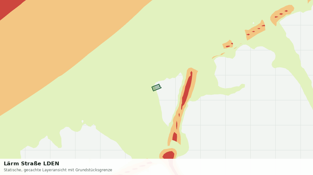 Statische Kartenansicht: Lärm Straße LDEN