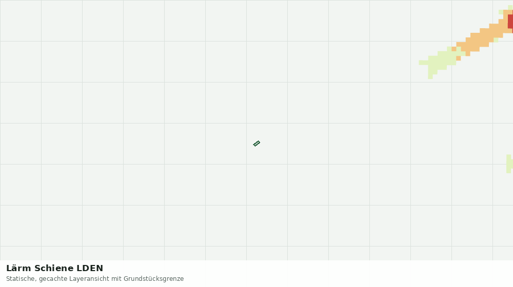 Statische Kartenansicht: Lärm Schiene LDEN