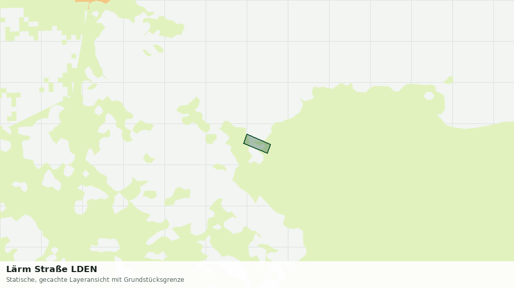 Statische Kartenansicht: Lärm Straße LDEN
