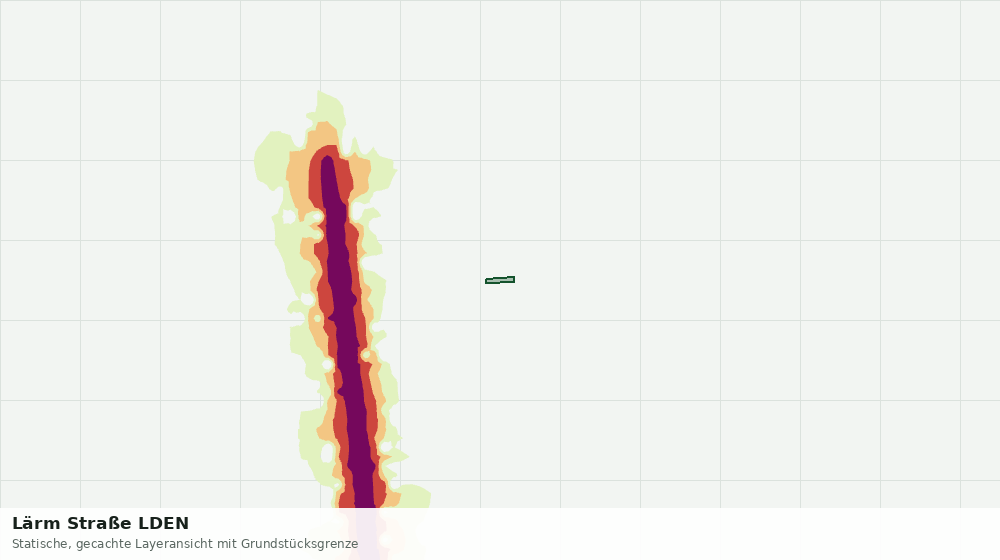 Statische Kartenansicht: Lärm Straße LDEN
