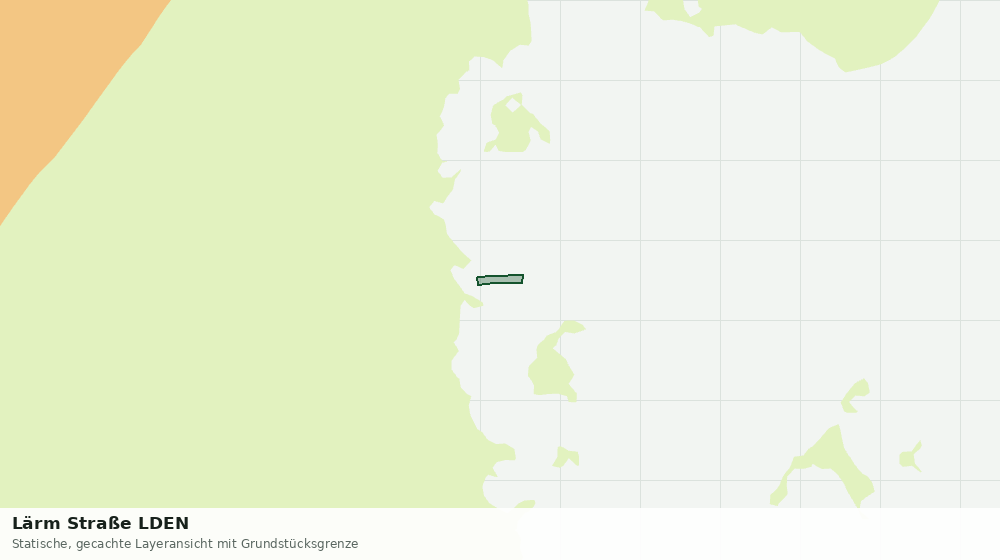 Statische Kartenansicht: Lärm Straße LDEN