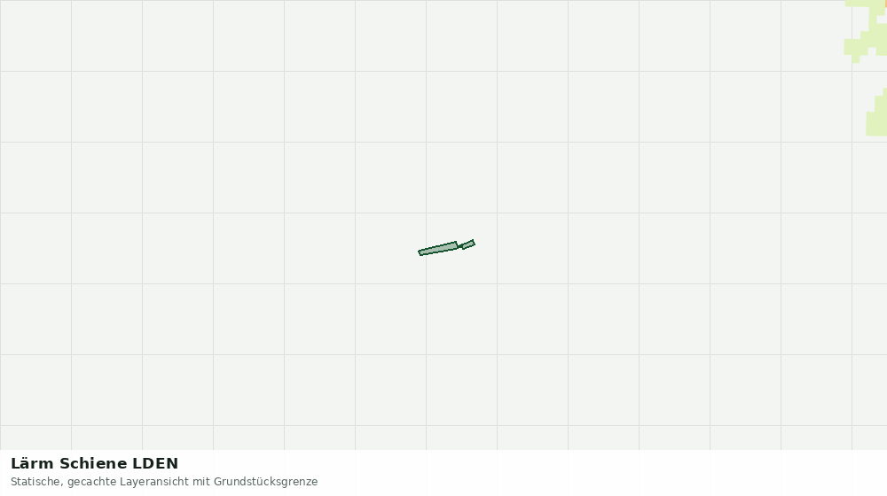 Statische Kartenansicht: Lärm Schiene LDEN