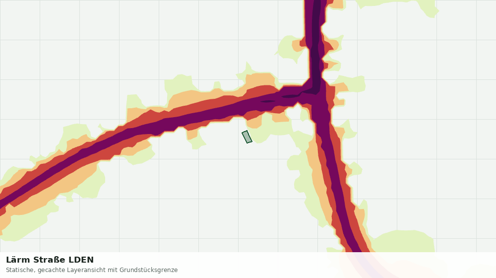 Statische Kartenansicht: Lärm Straße LDEN