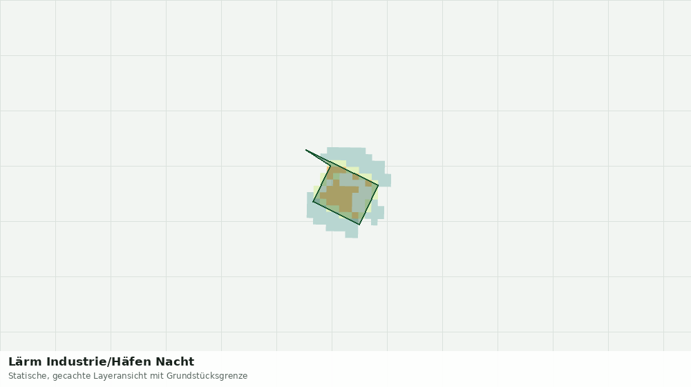 Statische Kartenansicht: Lärm Industrie/Häfen Nacht