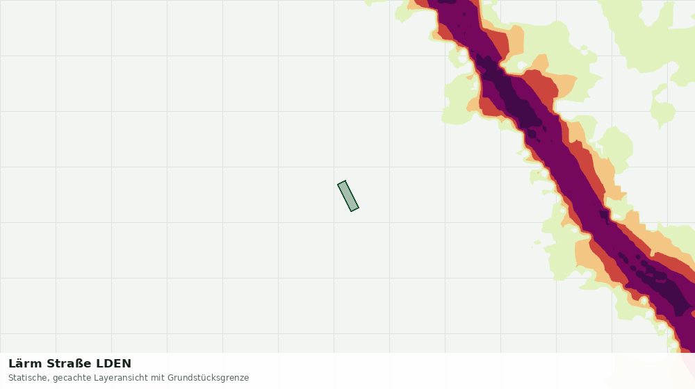 Statische Kartenansicht: Lärm Straße LDEN