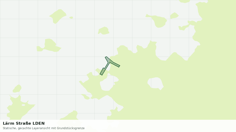 Statische Kartenansicht: Lärm Straße LDEN