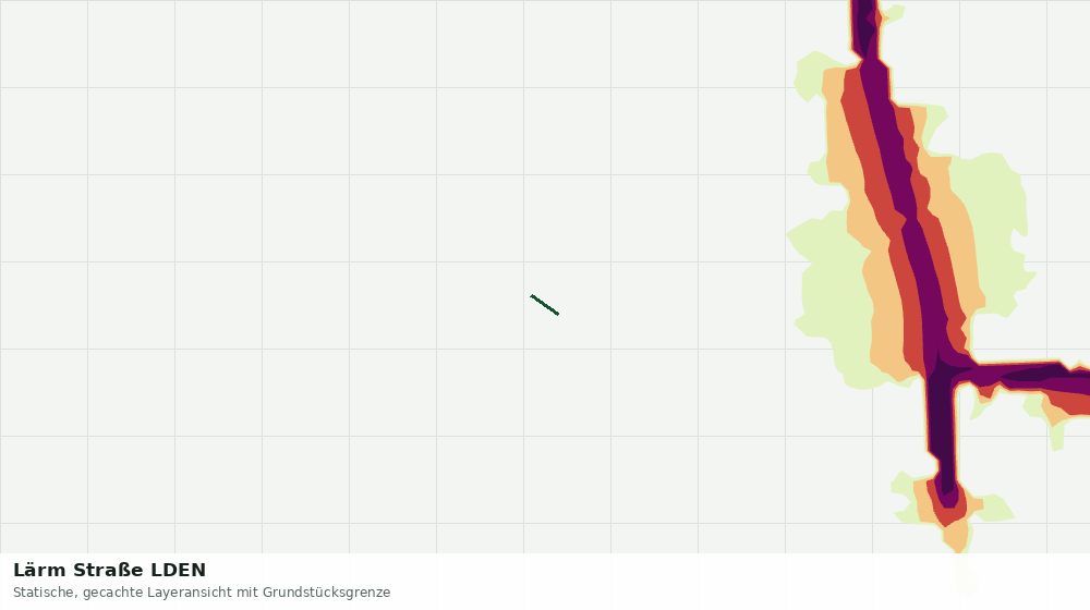 Statische Kartenansicht: Lärm Straße LDEN