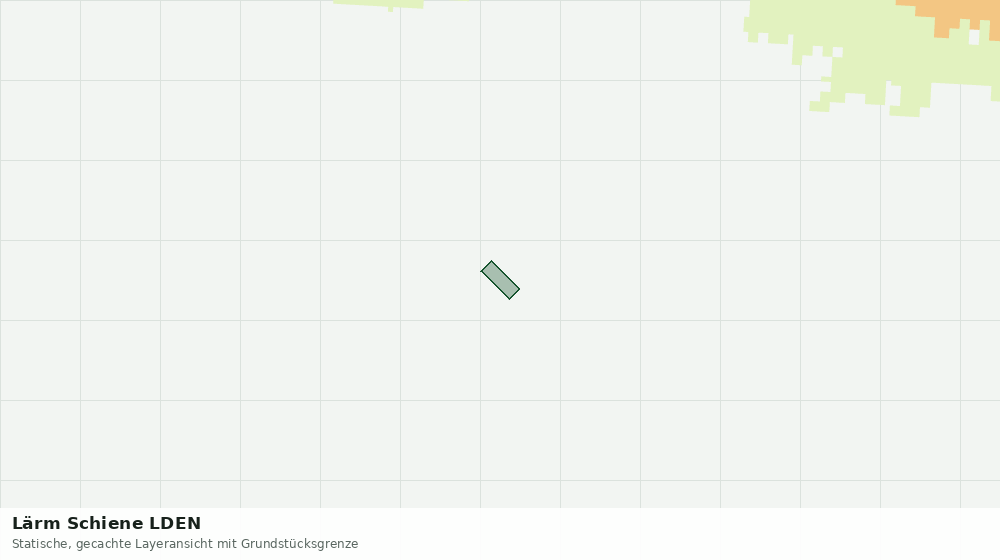 Statische Kartenansicht: Lärm Schiene LDEN