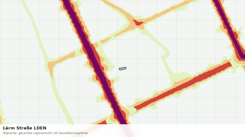 Statische Kartenansicht: Lärm Straße LDEN