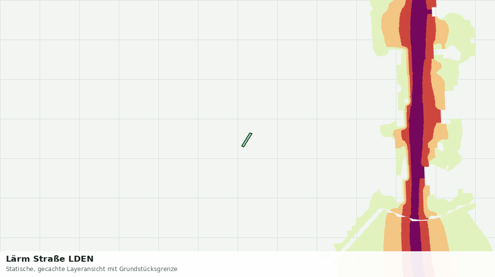 Statische Kartenansicht: Lärm Straße LDEN