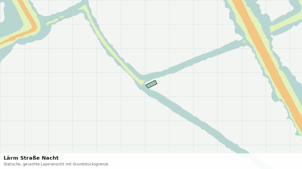 Statische Kartenansicht: Lärm Straße Nacht