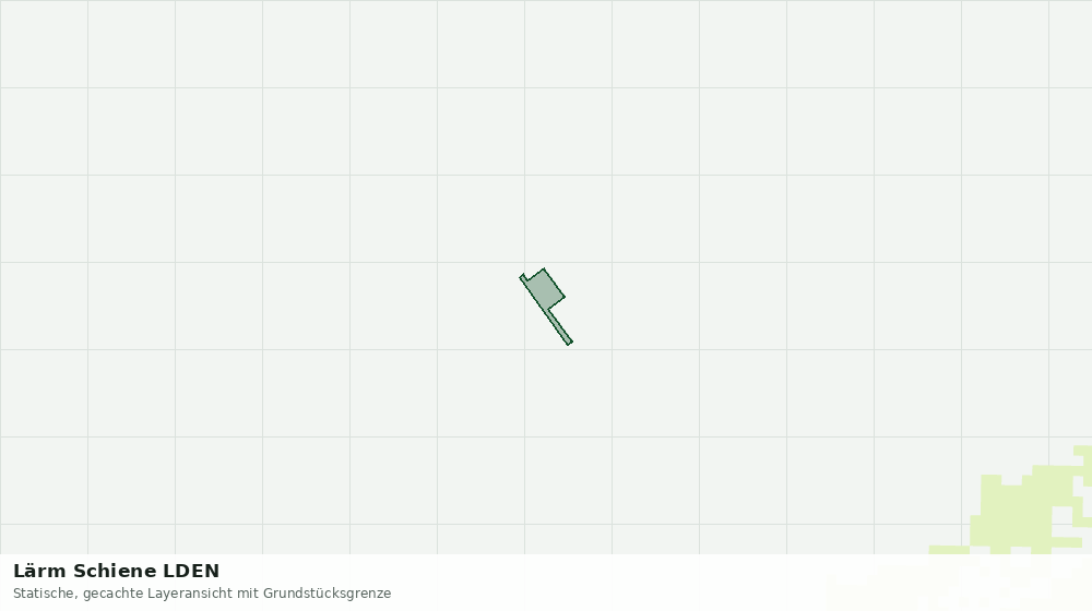 Statische Kartenansicht: Lärm Schiene LDEN