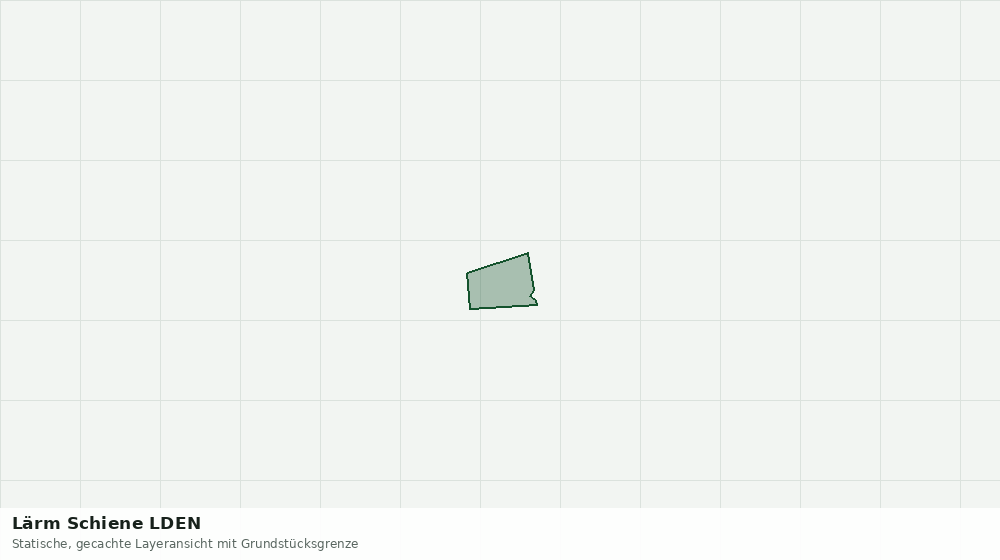 Statische Kartenansicht: Lärm Schiene LDEN