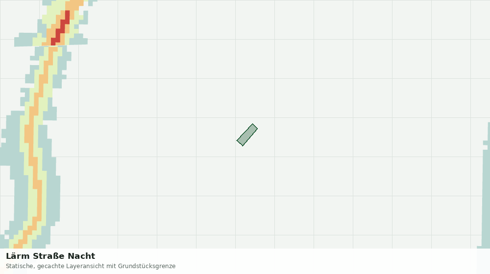 Statische Kartenansicht: Lärm Straße Nacht