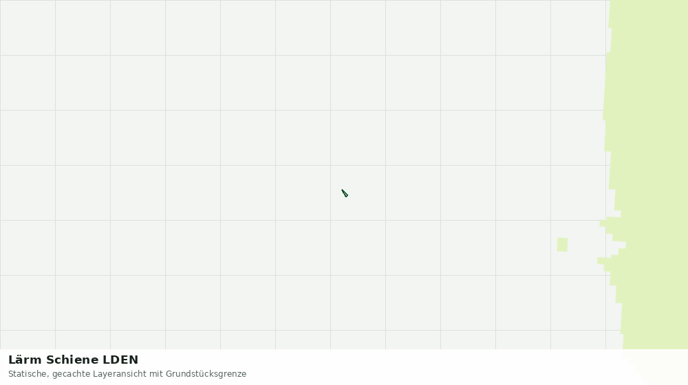 Statische Kartenansicht: Lärm Schiene LDEN